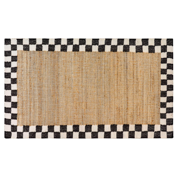 MacKenzie Childs Check Jute Rug Wayfair